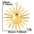 1 Piece 304 Stainless Steel Sun Pendant