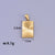 1 Piece 304 Stainless Steel Titanium Steel 18K Gold Plated Animal Letter Polished Pendant Chain