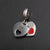 1 Piece 304 Stainless Steel Zircon Heart Shape Crown Airplane Polished Pendant Beads Chain