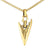 1 Piece 316 Stainless Steel  Arrow Pendant Chain