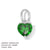 1 Piece 316 Stainless Steel  Zircon 14K Gold Plated Heart Shape Pendant