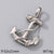 1 Piece 32*21mm 304 Stainless Steel Anchor Pendant Chain