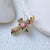 1 Piece 35*20mm Copper Zircon Cross Pendant