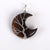 1 Piece 35 * 45mm Artificial Crystal Moon Life Tree Pendant