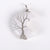 1 Piece 35 * 45mm Artificial Crystal Moon Life Tree Pendant