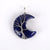 1 Piece 35 * 45mm Artificial Crystal Moon Life Tree Pendant