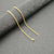 1 Piece 35*54mm Titanium Steel Human Pendant Chain