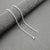 1 Piece 35*54mm Titanium Steel Human Pendant Chain