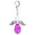 1 Piece 39*23mm Alloy Wings Polished Pendant