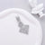 1 Piece 39 * 68mm Hole 10mm+ Alloy Rhinestones Crown Diamonds Polished Pendant