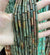 1 Piece 4*13mm 1-1.5mm Beaded Natural Stone Labradorite Round Polished Beads