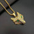 1 Piece 46*36mm 316L Stainless Steel  Wolf Pendant