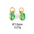 1 Piece 6*14mm 6*8mm 8*13mm Alloy Fruit Pendant