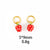 1 Piece 6*14mm 6*8mm 8*13mm Alloy Fruit Pendant