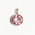 1 Piece 6*9mm 304 Stainless Steel Rhinestones Birthstone Round Pendant