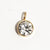 1 Piece 6*9mm 304 Stainless Steel Rhinestones Birthstone Round Pendant