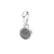 1 Piece 7*13mm Hole Under 1mm Sterling Silver Birthstone Round Polished Pendant