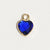 1 Piece 7 * 9mm Copper Glass Birthstone Heart Shape Pendant