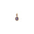 1 Piece 8*18mm Copper Zircon Gold Plated Oval Pendant Chain