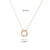 1 Piece 8*18mm Copper Zircon Gold Plated Oval Pendant Chain