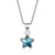 1 Piece 8 * 8mm Copper Artificial Crystal White Gold Plated Star Polished Pendant