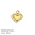 1 Piece 9*7mm 316 Stainless Steel  14K Gold Plated Heart Shape Polished Pendant