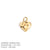 1 Piece 9*7mm 316 Stainless Steel  14K Gold Plated Heart Shape Polished Pendant