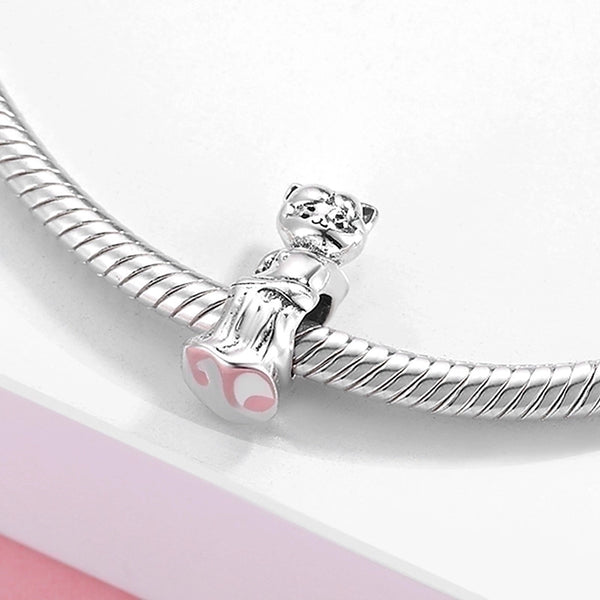 1 Piece 925 Sterling Silver Cat Jewelry Accessories