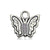 1 Piece Alloy Butterfly Pendant