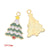 1 Piece Alloy Christmas Tree Santa Claus Christmas Socks Pendant