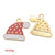 1 Piece Alloy Christmas Tree Santa Claus Christmas Socks Pendant