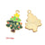 1 Piece Alloy Christmas Tree Santa Claus Christmas Socks Pendant