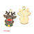 1 Piece Alloy Christmas Tree Santa Claus Christmas Socks Pendant