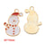 1 Piece Alloy Christmas Tree Santa Claus Christmas Socks Pendant