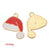 1 Piece Alloy Christmas Tree Santa Claus Christmas Socks Pendant