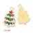 1 Piece Alloy Christmas Tree Santa Claus Christmas Socks Pendant