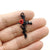 1 Piece Alloy Cross Rose Polished Pendant