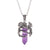 1 Piece Alloy Crystal Solid Color Pendant