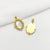 1 Piece Alloy Gold Plated Color Block Pendant