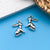 1 Piece Alloy Heart Shape Life Tree Bow Knot Pendant