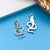 1 Piece Alloy Heart Shape Life Tree Bow Knot Pendant