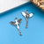 1 Piece Alloy Heart Shape Life Tree Bow Knot Pendant