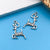 1 Piece Alloy Heart Shape Life Tree Bow Knot Pendant