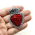 1 Piece Alloy Heart Shape Pendant