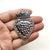 1 Piece Alloy Heart Shape Pendant