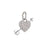 1 Piece Alloy Moon Starfish Heart Shape Pendant