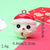 1 Piece Alloy Resin Christmas Hat Santa Claus Pendant