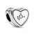 1 Piece Alloy Rhinestones Heart Shape Ball Crown Polished Beads