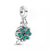 1 Piece Alloy Zircon Color Block Pendant