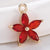 1 Piece Alloy Zircon Flower Pendant